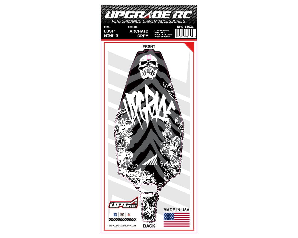 UpGrade RC Chassis Protector for Losi® Mini-B™ (Archaic Grey) (1)