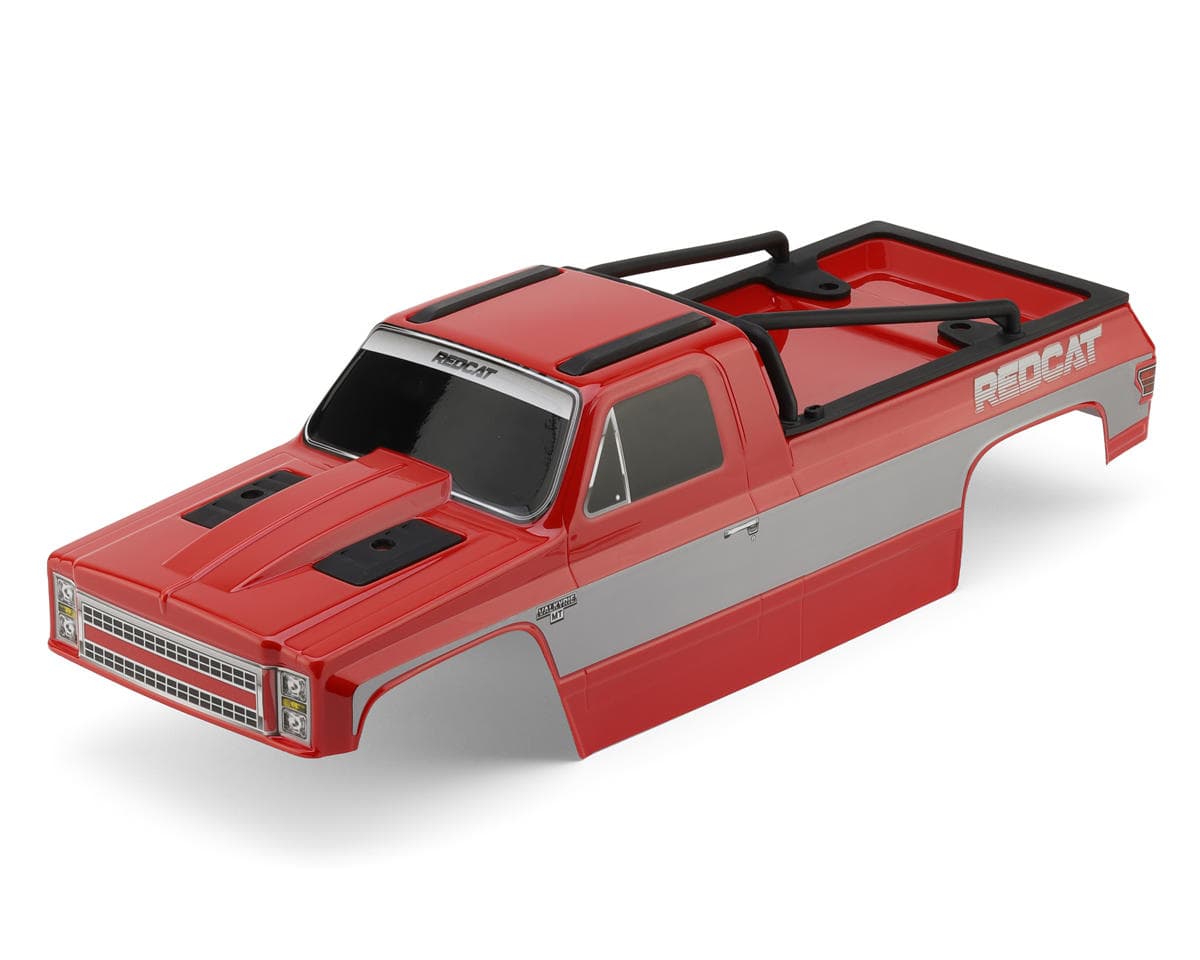 Redcat Valkyrie MT 1/10 Monster Truck Pre-Painted Body Set (Red) (321mm Wheelbase)