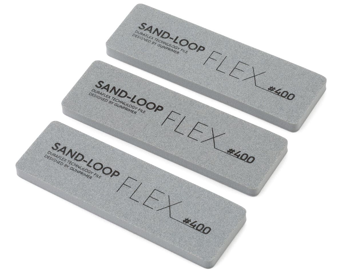 "GUNPRIMER" SAND-LOOP Flex Sandpaper (3) (400 Grit)