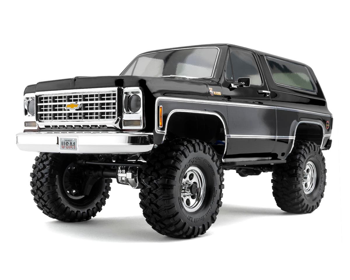 Traxxas TRX-4® 1/10 Trail Crawler Truck w/1979 Chevy Blazer Clipless Body (Black) w/TQi 2.4GHz Radio