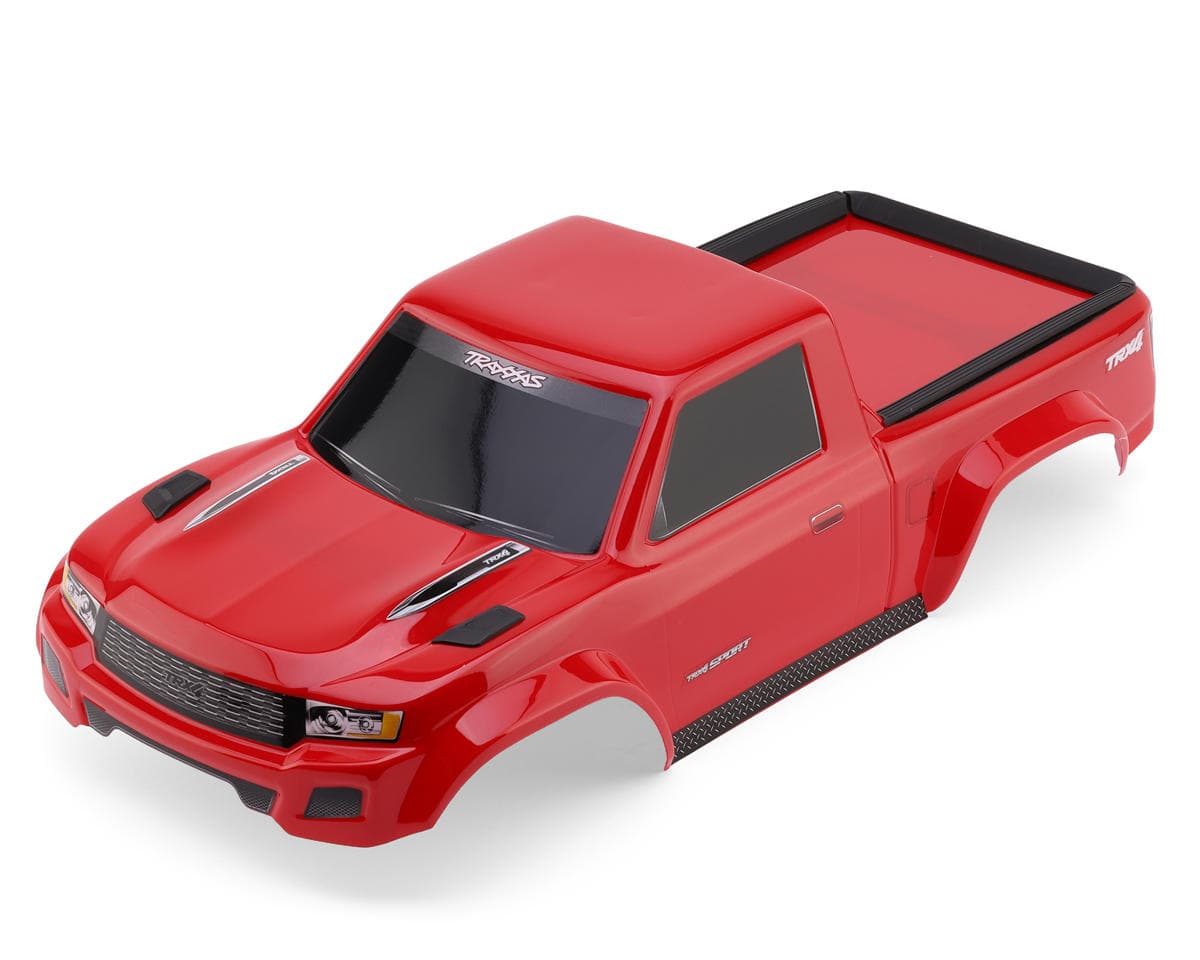 Traxxas TRX-4® Sport 1/10 Pre-Painted Clipless Rock Crawler Body (Red)