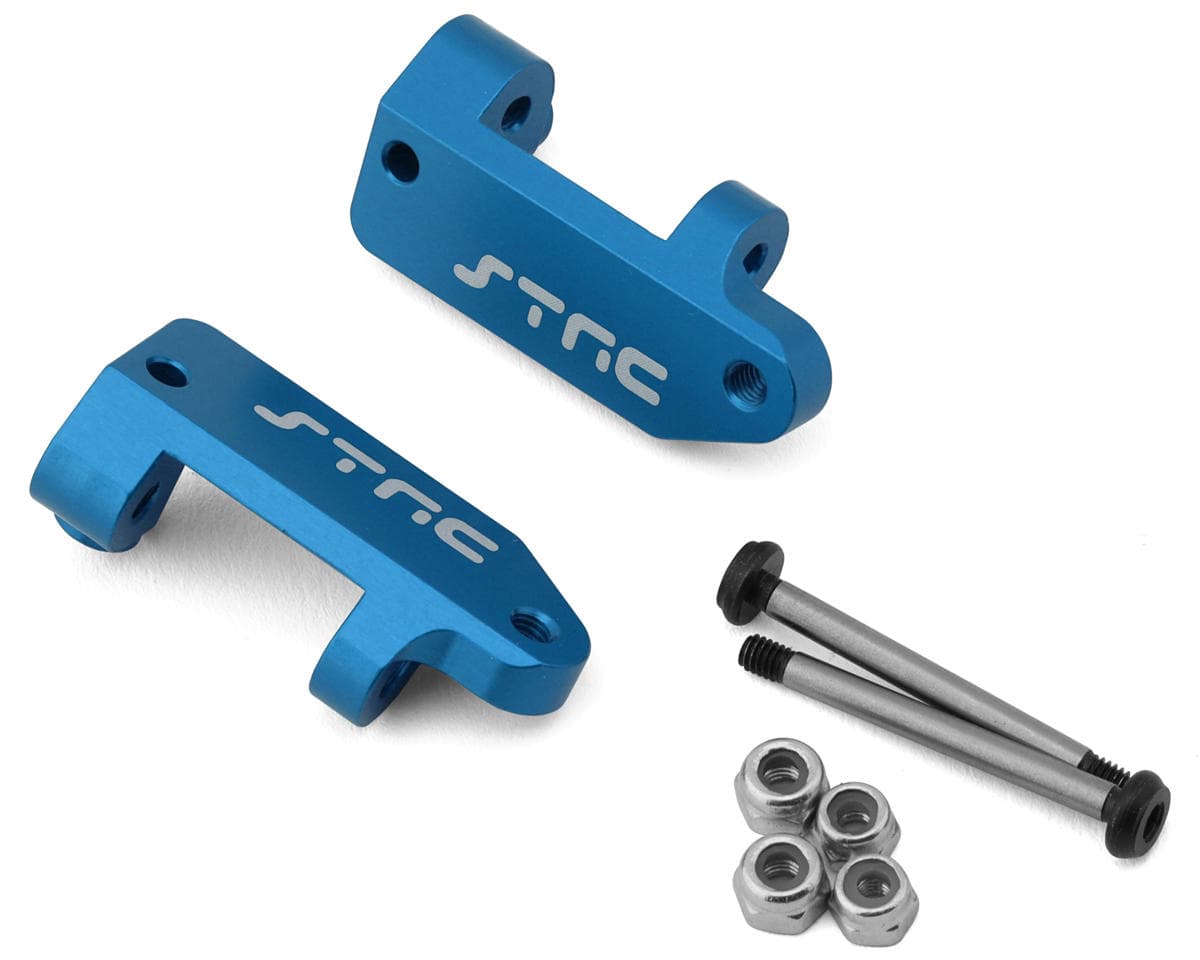 ST Racing Concepts Aluminum Front Caster Blocks for Traxxas Slash Modified (Blue) (2)