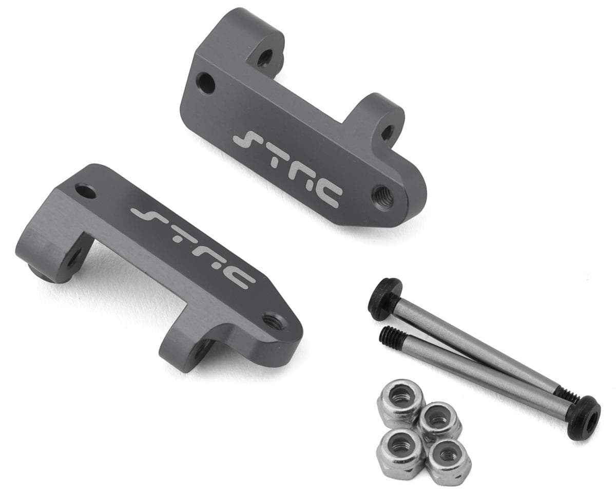 ST Racing Concepts Aluminum Front Caster Blocks for Traxxas Slash Modified (Gun Metal) (2)