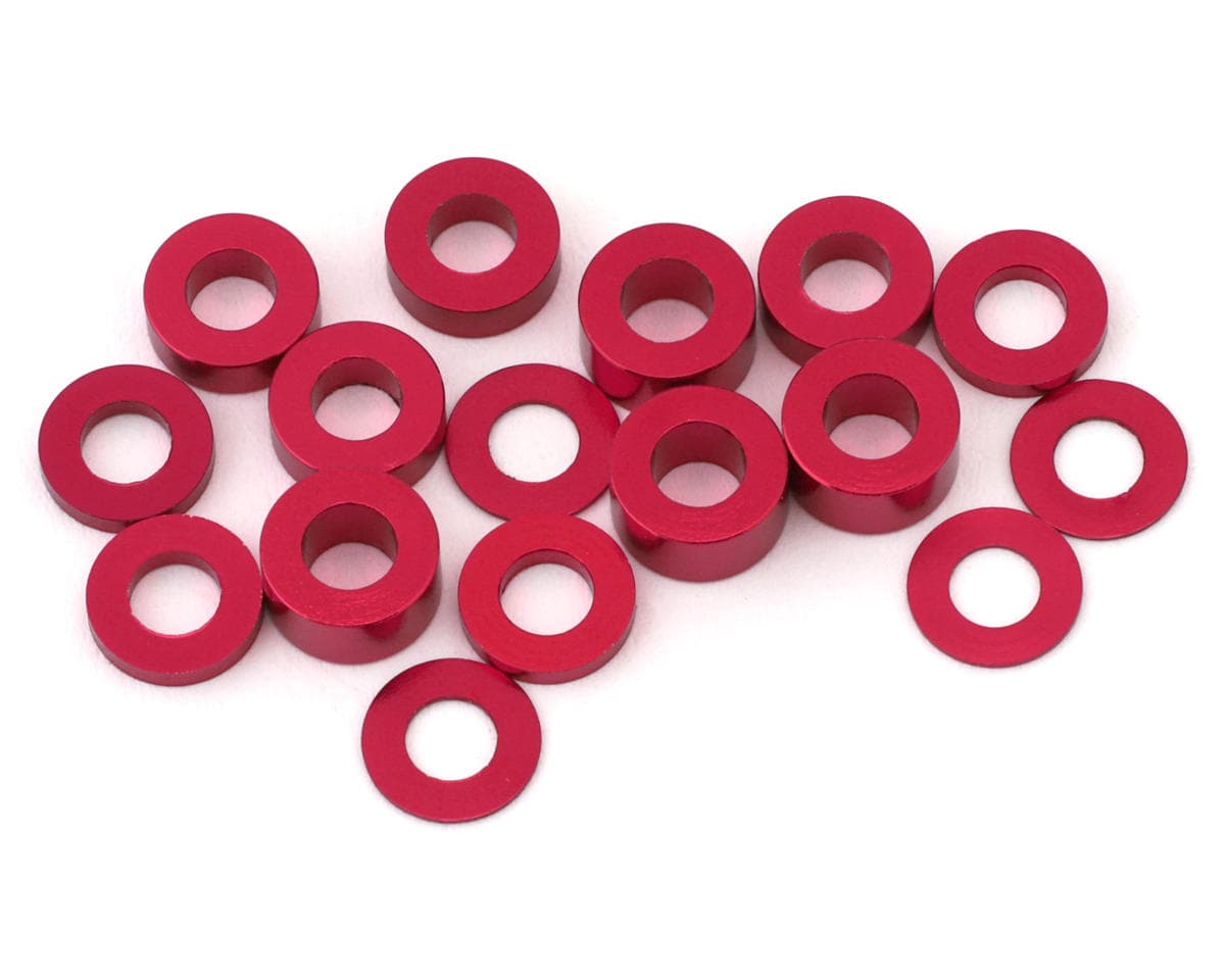 175RC Team Associated DC10 Aluminum Ball Stud Spacers Kit (Pink) (16)