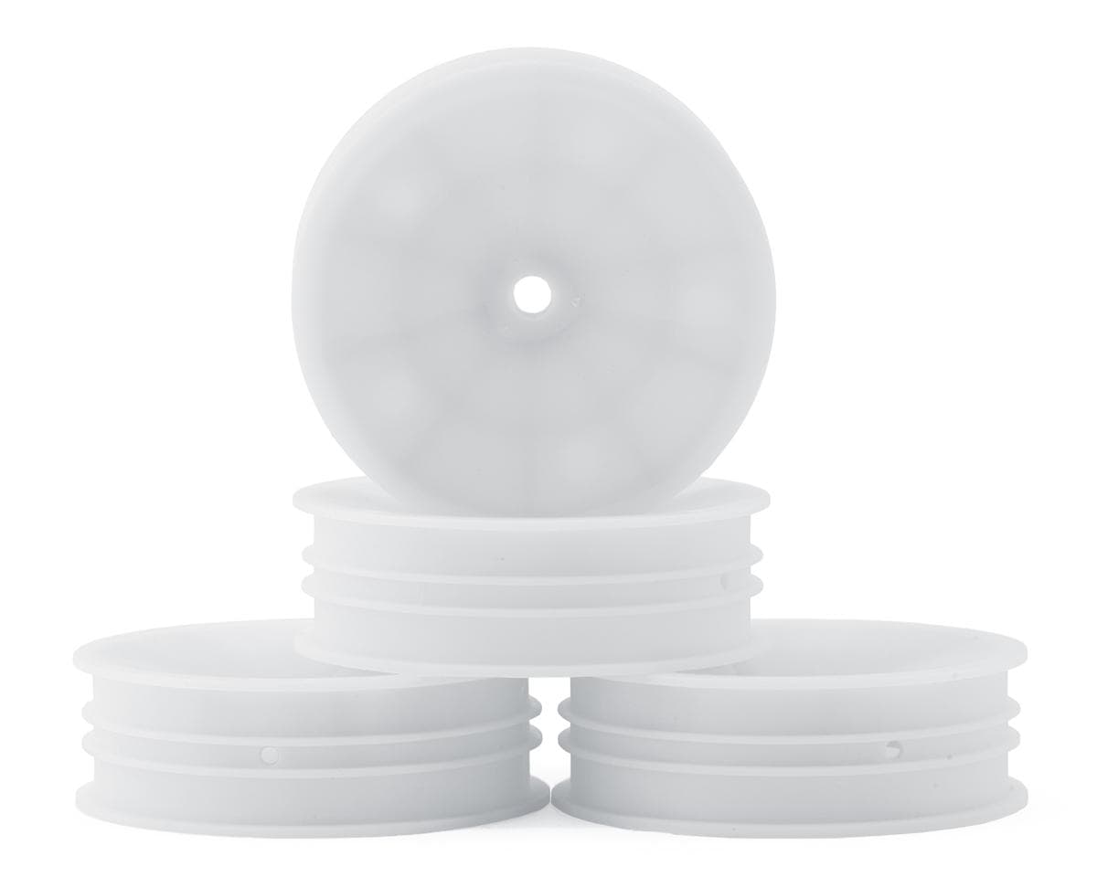 Pro-Motion 2.2" 2WD Front Slim Carpet Buggy Wheels (White) (4) w/12mm Hex