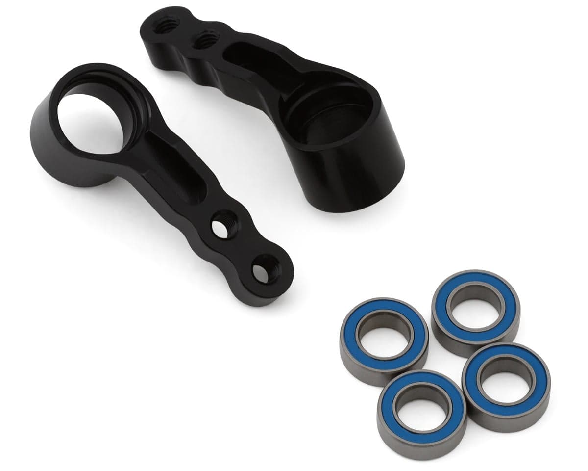 XRAY '24 Aluminum Steering Arm (1-Piece Chassis) (2) w/Bearings