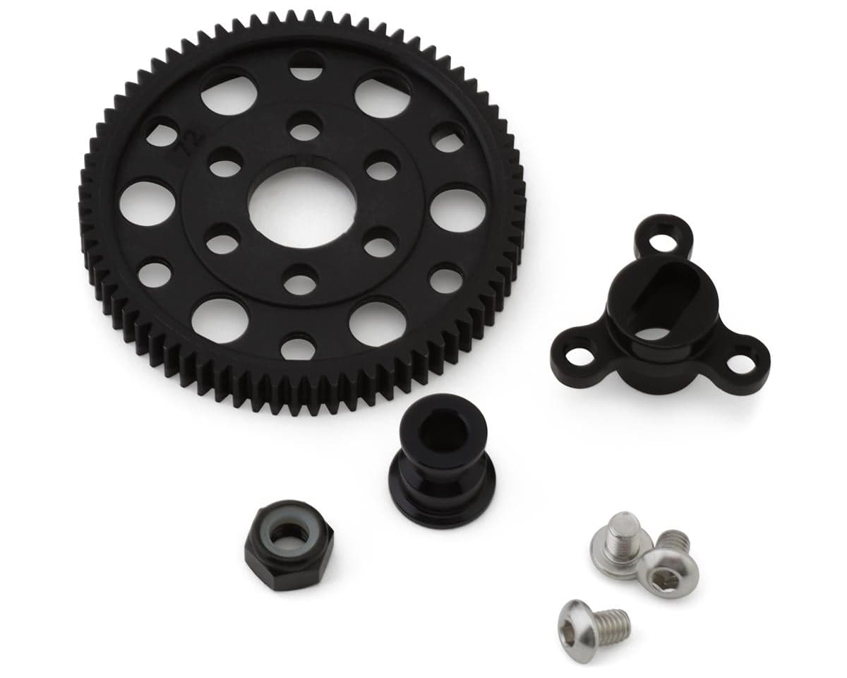 XRAY LCG Slipper Eliminator Set w/Light Weight Spur (72T)