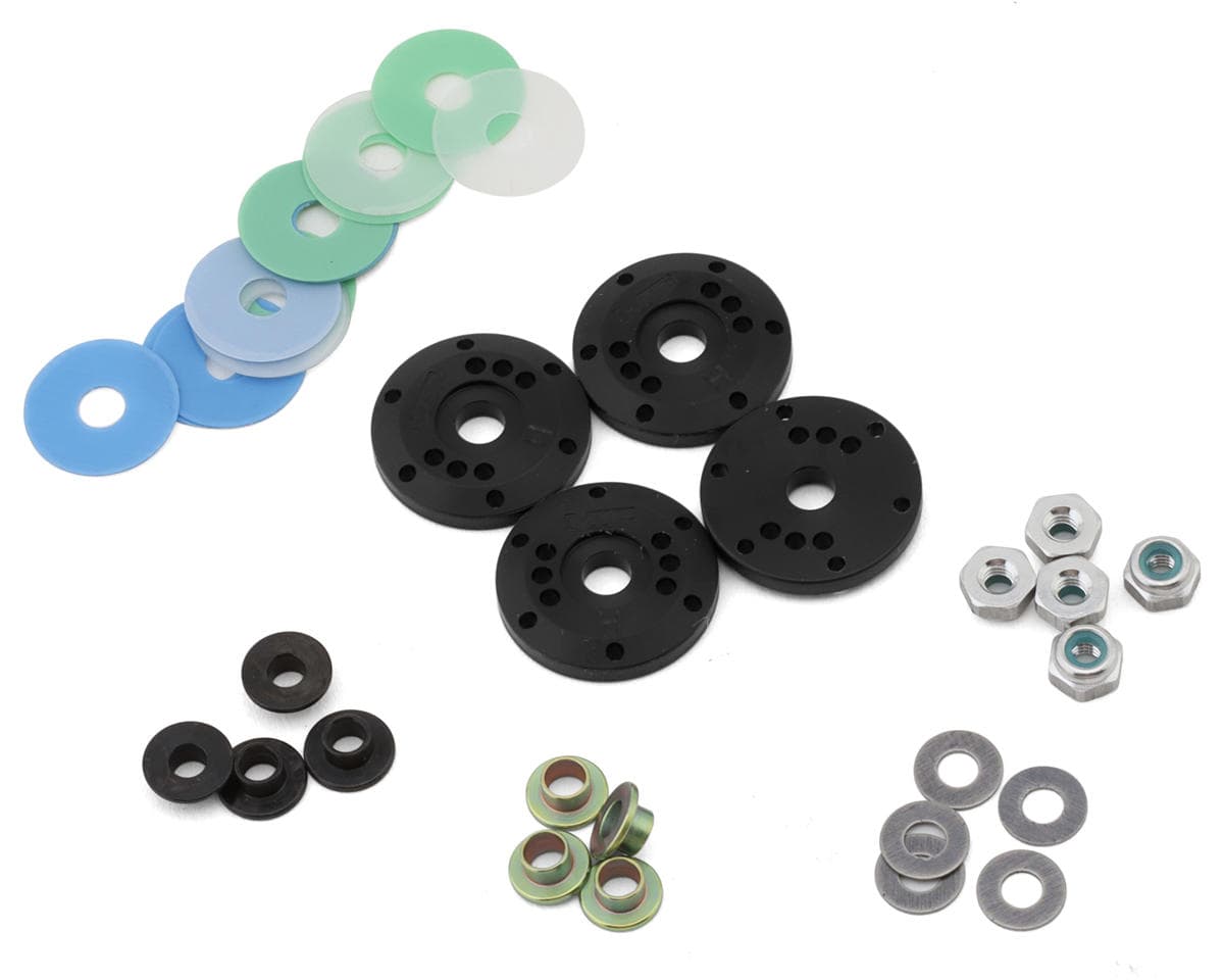 MIP 1/8 Bypass1 Hi-Flow Tapered Shock Piston Kit (4) (6-Hole x 1.3mm)