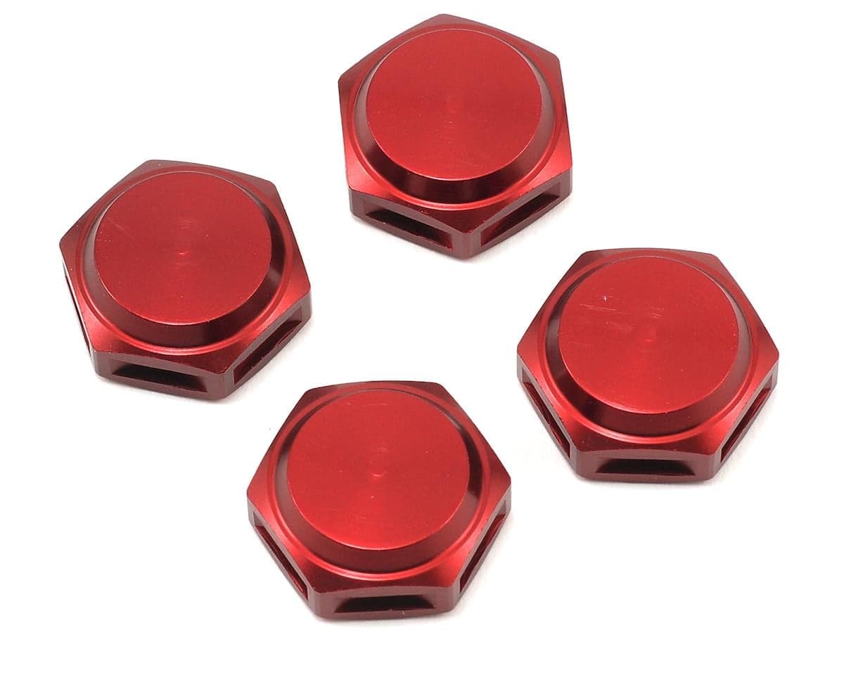 King Headz 17mm Closed Wheel Nut (Red) (4) (Fine Thread 12x1.0mm)