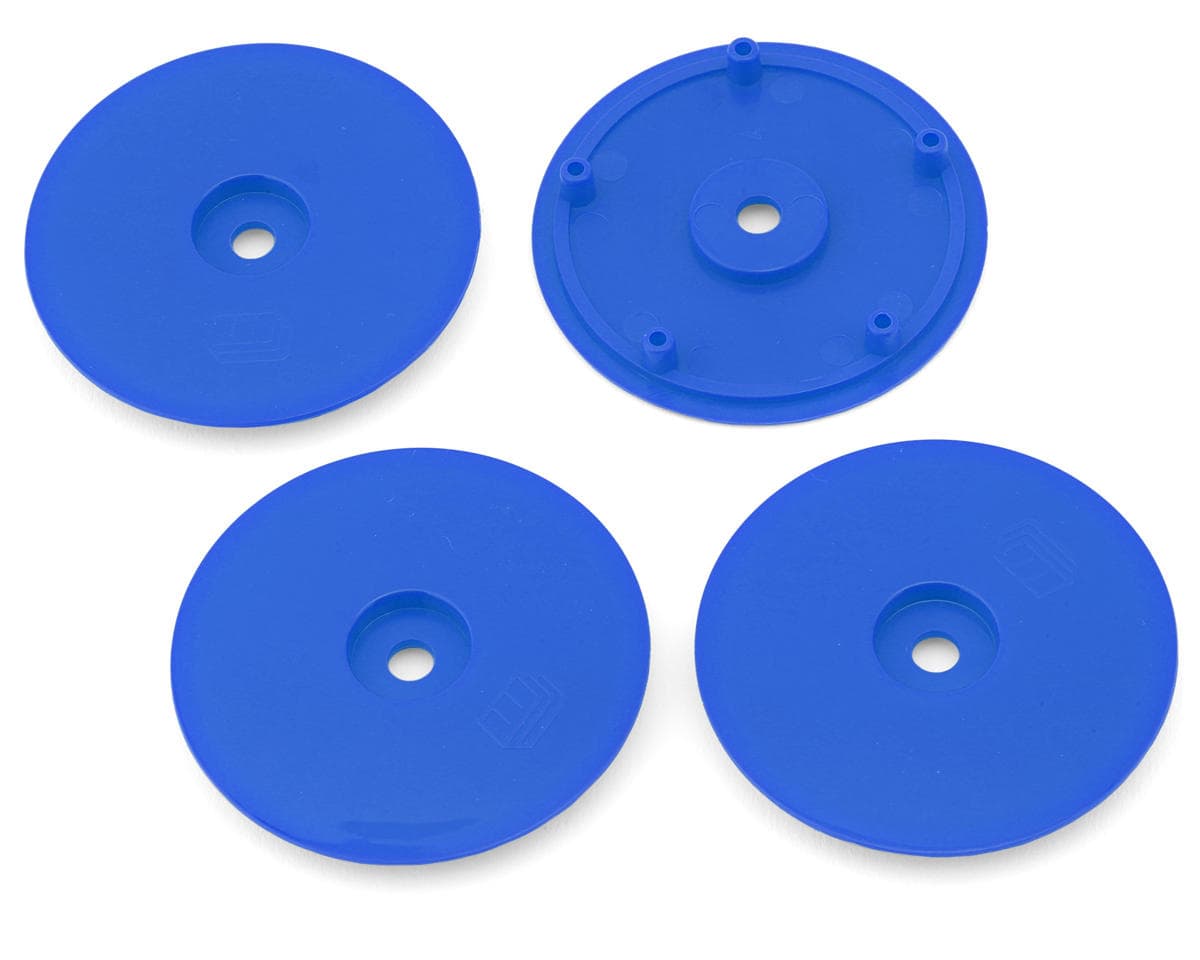 Whitz Racing Products 1/10 Whiplash Wheel Covers (Blue) (4)