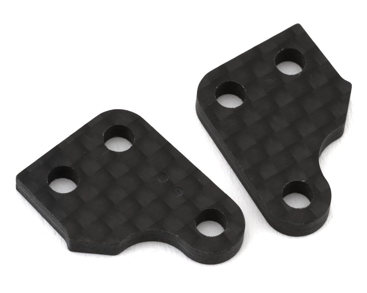 XRAY Graphite Steering Block Extension Plate (2) (XB2/XT2) (2-Dot)