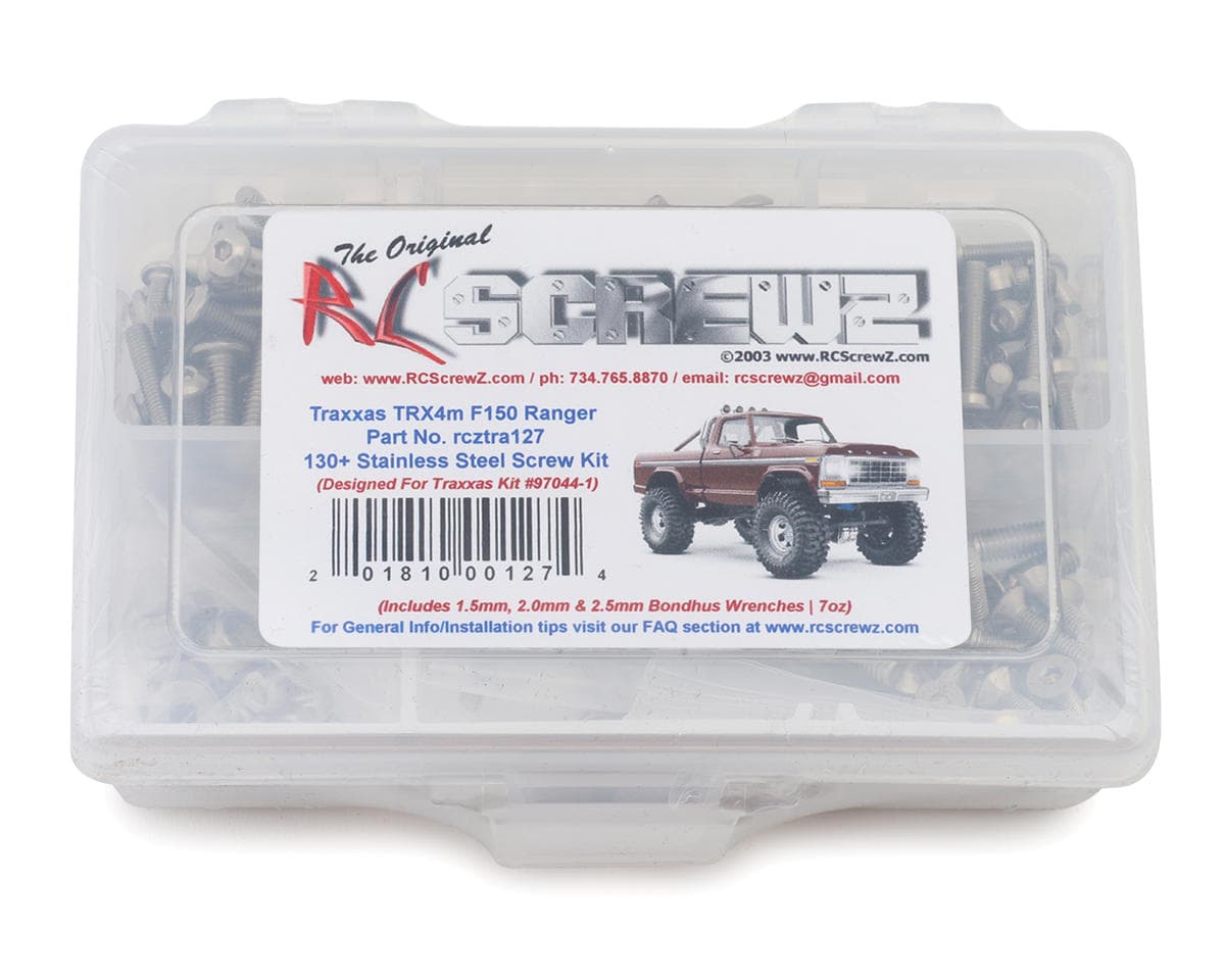 RC Screwz Stainless Steel Screw Kit for Traxxas® TRX-4M® 1/18 F-150® Ranger® (TRA97044-1)