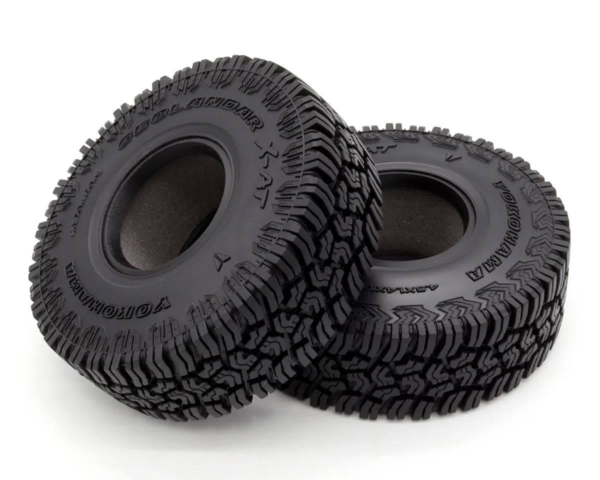 Vanquish Products Yokohama Geolandar X-AT 1.9" Rock Crawler Tires (2) (Red)