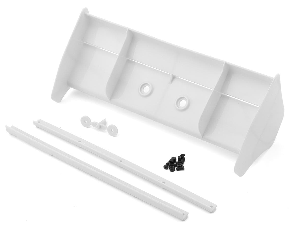 Kyosho MP9 TKI4 1/8 Plastic Wing Set (White) w/Wickerbills