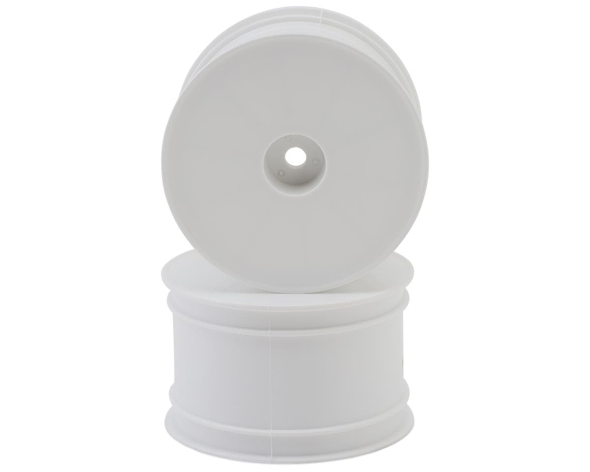Kyosho 2.2" Rear Dish Wheels (White) (2) (Ultima/Lazer) w/12mm Hex