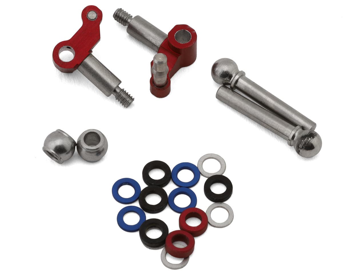 NEXX Racing Mini-Z MR04-EVO2 Aluminum Steering Knuckles (Red) (2)