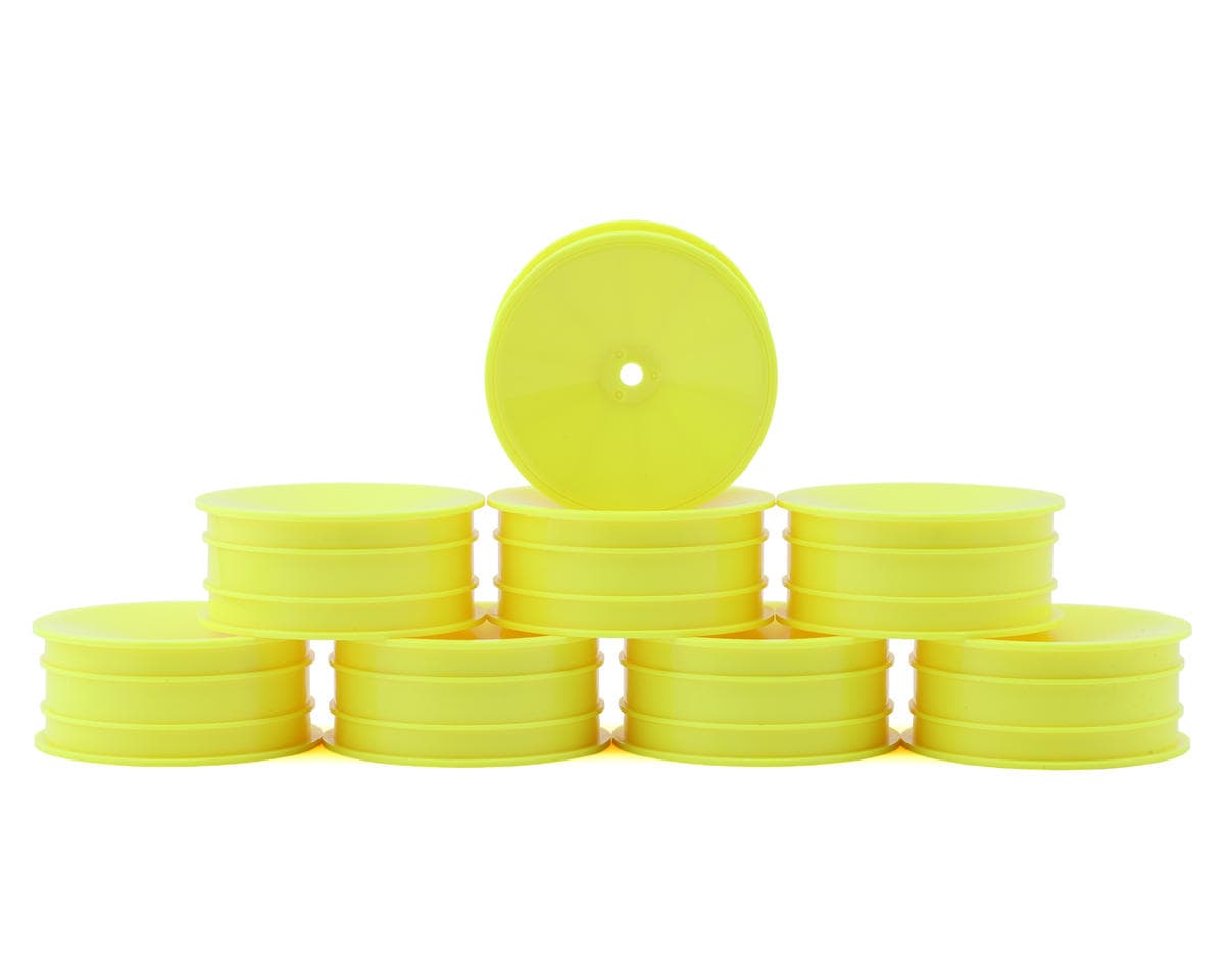 Mugen Seiki 2.2 Front Buggy Wheels (Yellow) (8) w/12mm Hex