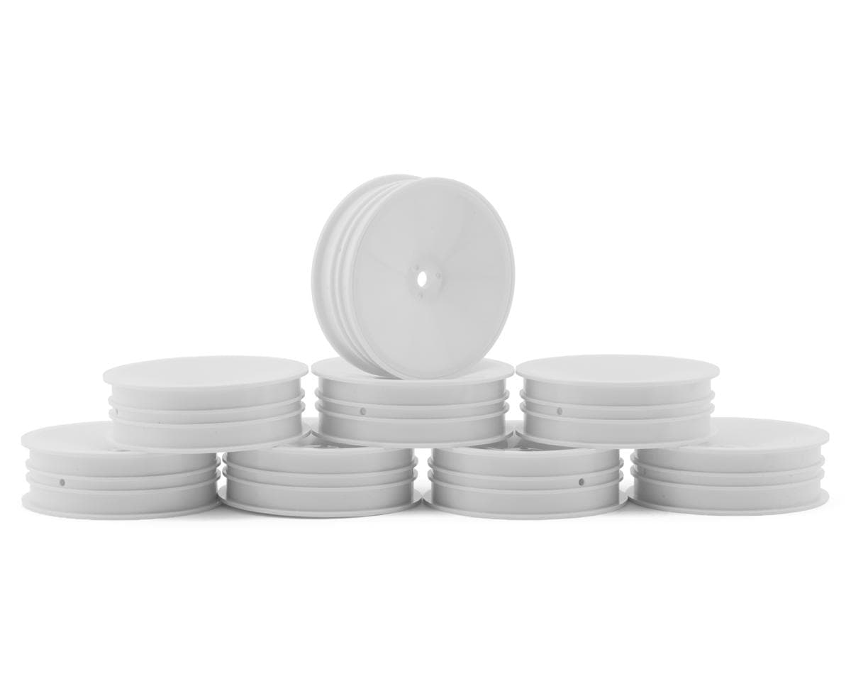 Mugen Seiki 2.2 Narrow Front Buggy Wheels (White) (8) w/12mm Hex