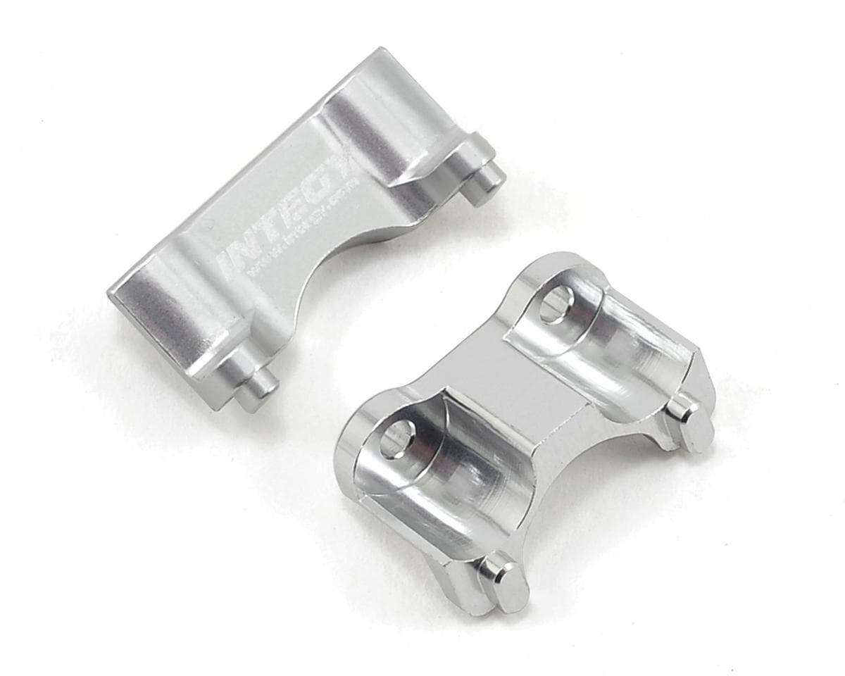 Team Integy Alloy Shock Mount Set (Silver) (2)