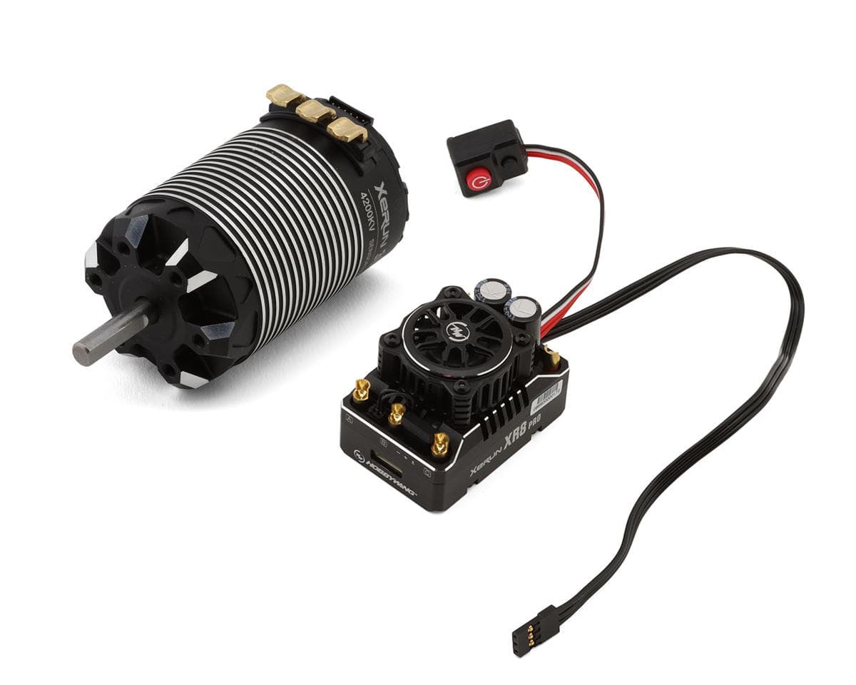 Hobbywing XR8 Pro G3 1/10 SCT Sensored Brushless ESC & 3660SD Motor Combo (4200kV)