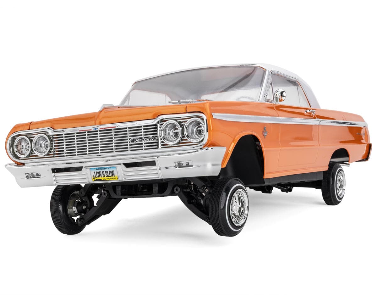 Redcat SixtyFour Chevrolet Impala 1/10 RTR Scale Hopping Lowrider (Orange/White) w/2.4GHz Radio