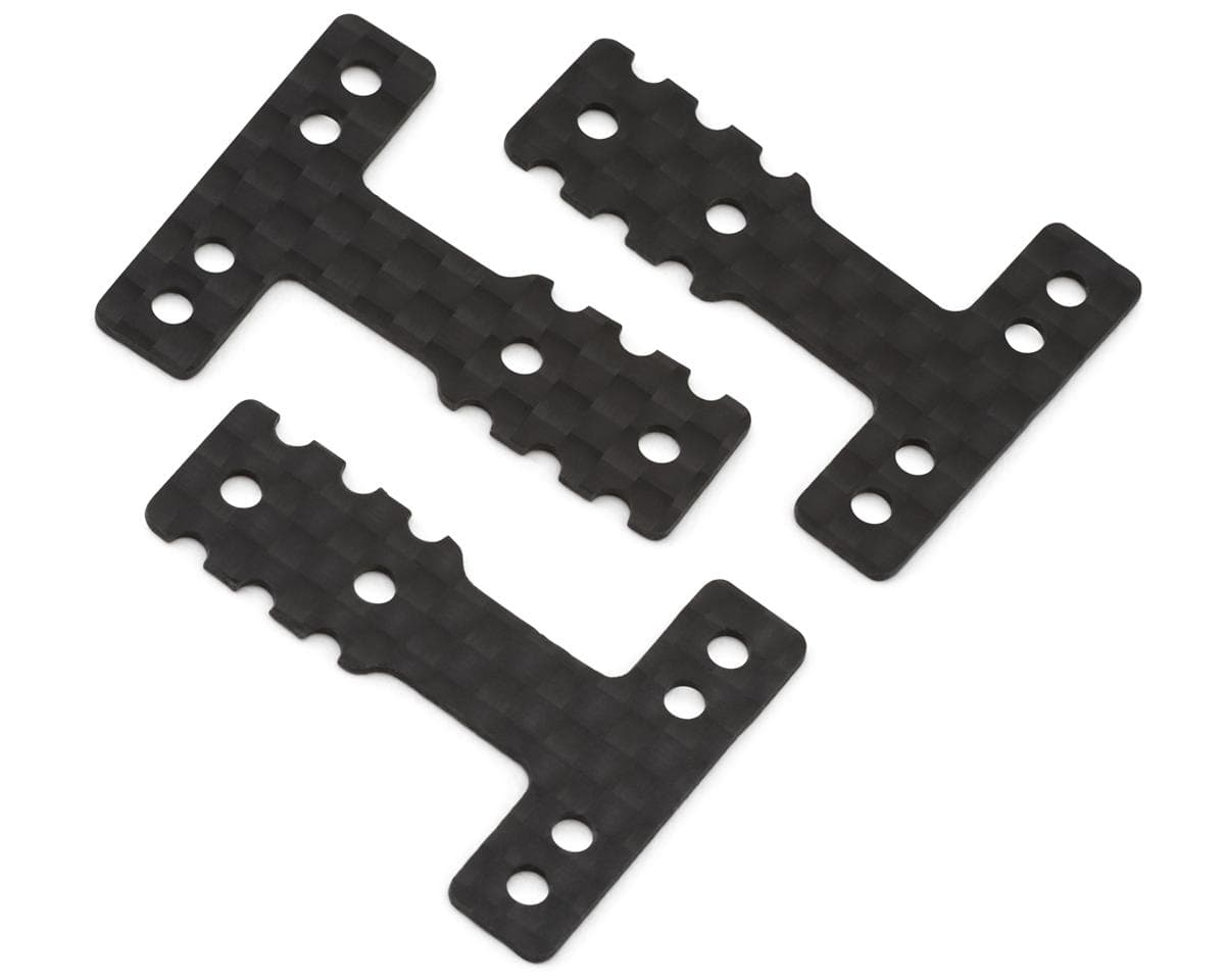 Kyosho Mini-Z MR-03 MM/LM Carbon Fiber Rear Suspension Plates (Soft) (3)