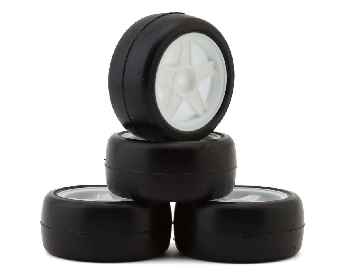 Rush M-Chassis Pre-Glued Mini Tires (4) (28 Shore)