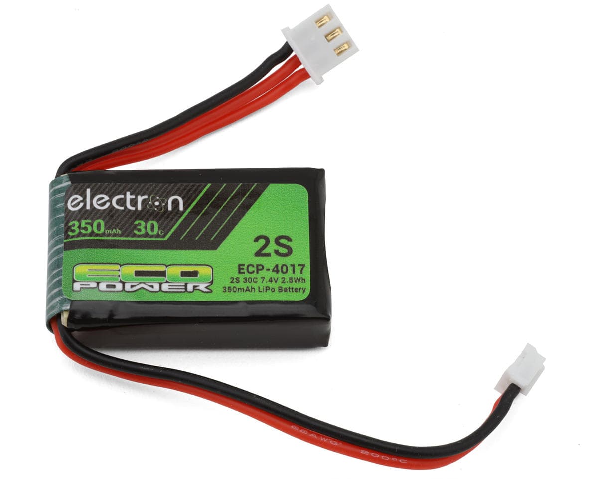EcoPower "Electron" 2S 30C LiPo Battery w/PH2.0 Connector (7.4V/350mAh) (Losi® Micro-B™)