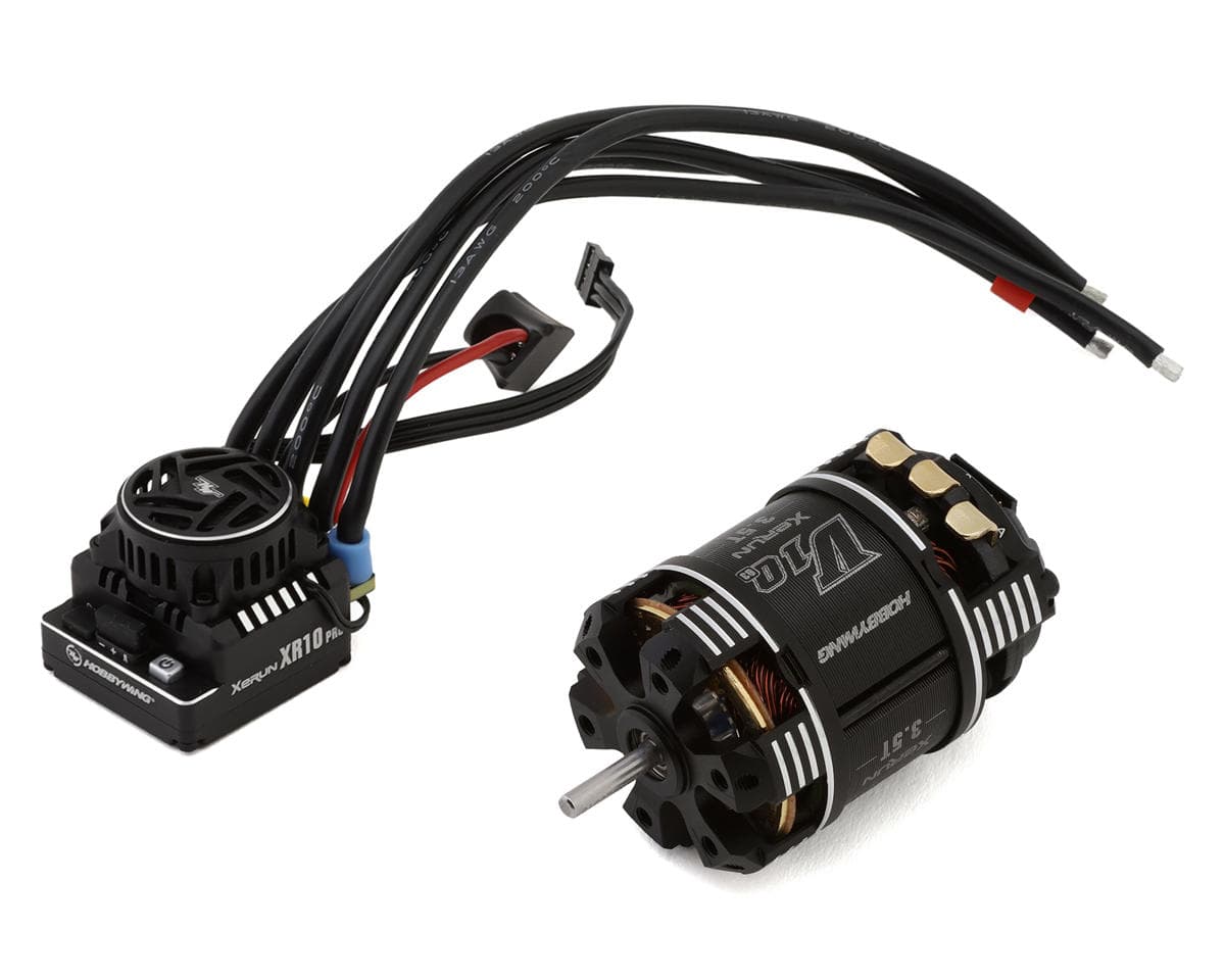 Hobbywing XR10 Pro G3 Sensored Brushless ESC/V10 G3 Motor Combo (5.5T)