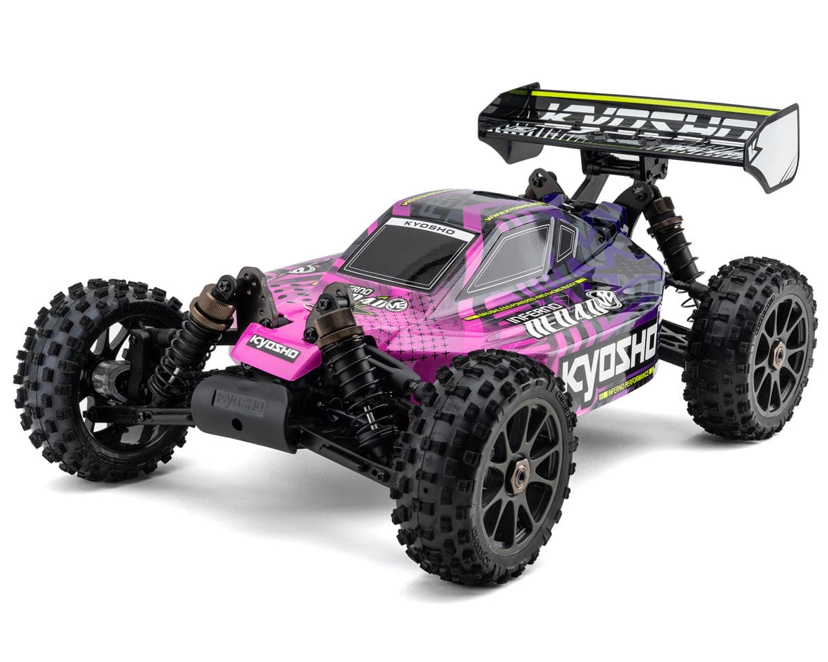 Kyosho NEO 4.0 VE ReadySet 1/8 Off-Road Electric Brushless Buggy (Pink) w/Syncro KT-231P 2.4GHz Radio