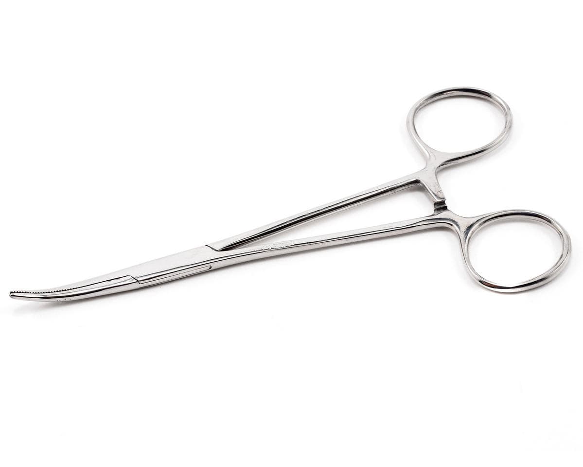 Excel Stainless Steel Curved Nose Hemostat (5")