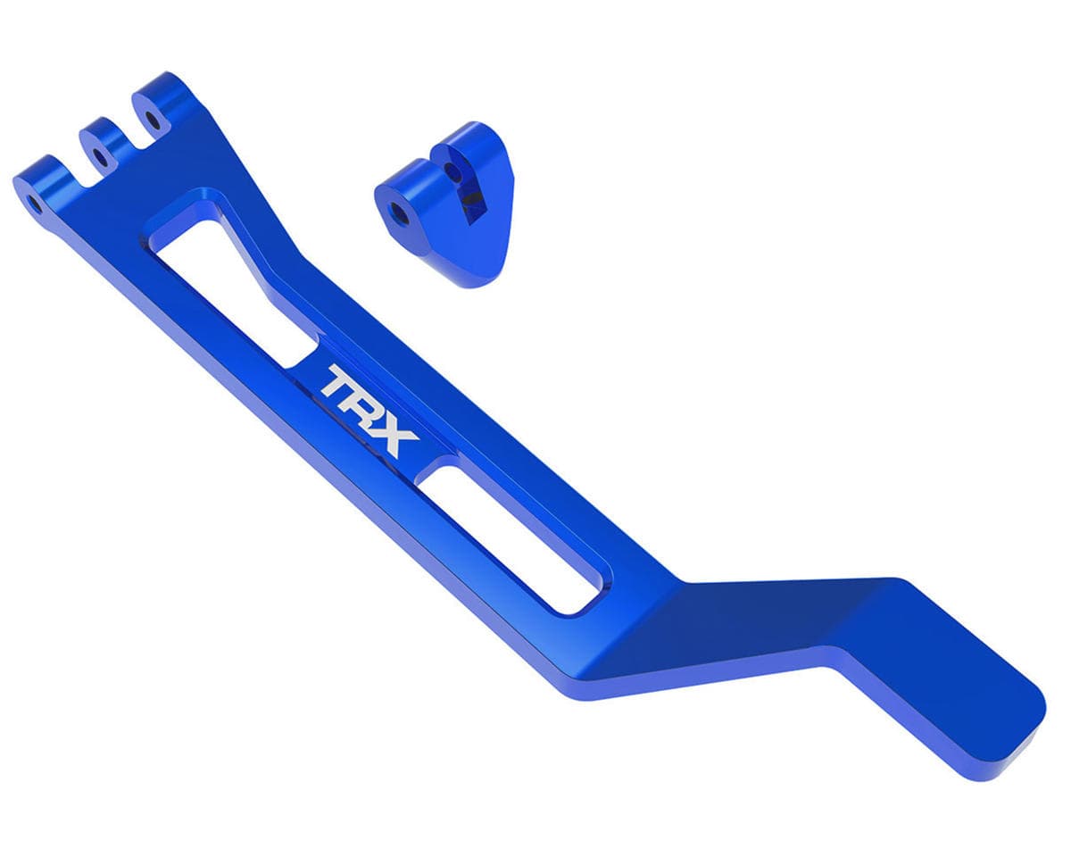 Traxxas Mini Maxx® Aluminum Battery Hold-Down Strap (Blue)