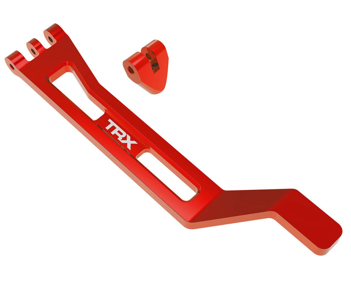 Traxxas Mini Maxx® Aluminum Battery Hold-Down Strap (Red)