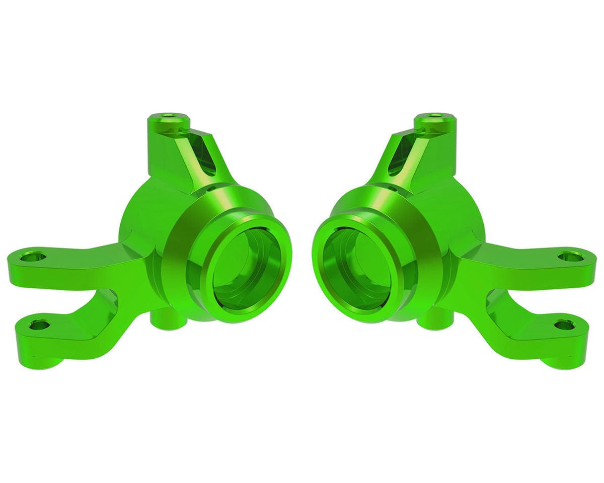 Traxxas Mini Maxx® Aluminum Steering Knuckles (Green) (2)