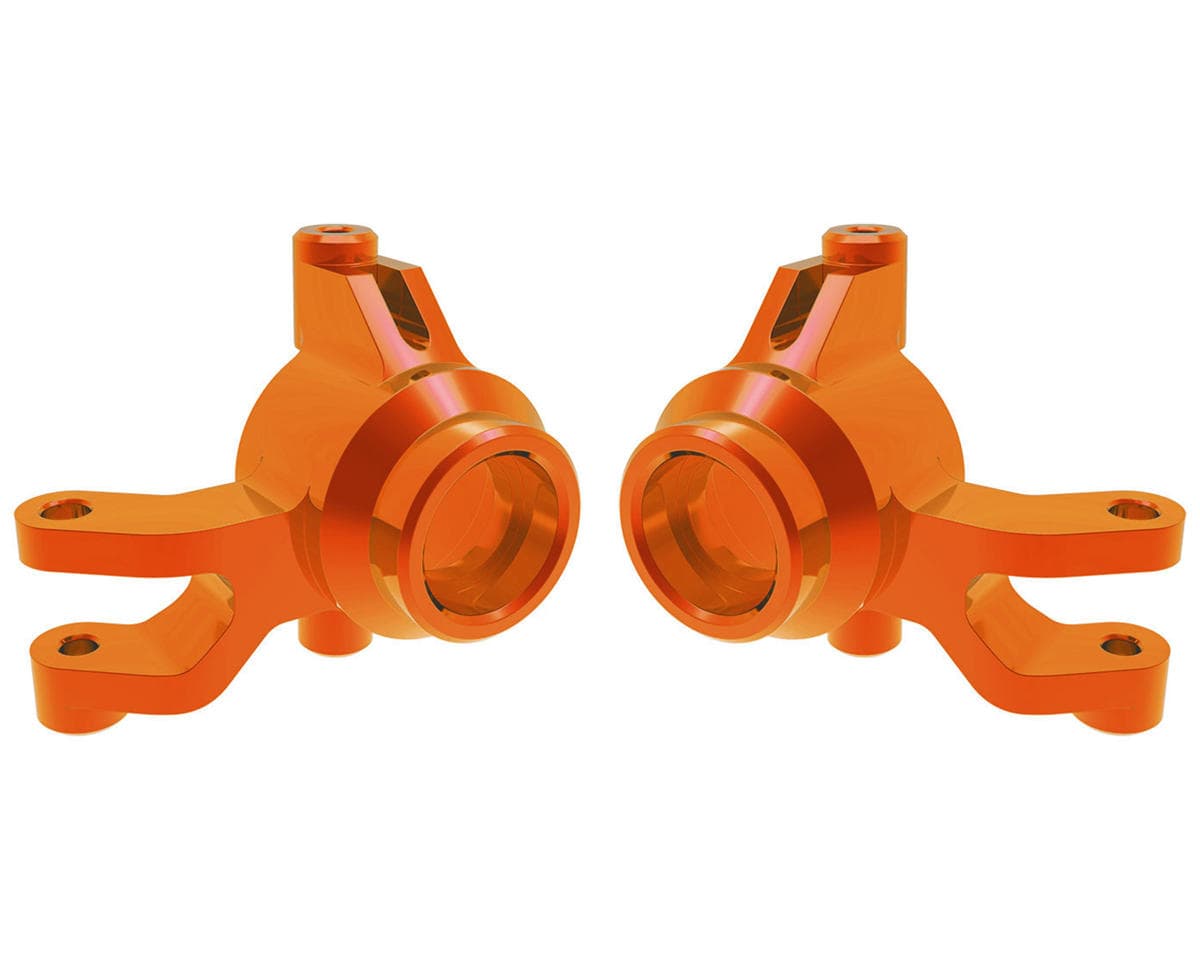 Traxxas Mini Maxx® Aluminum Steering Knuckles (Orange) (2)