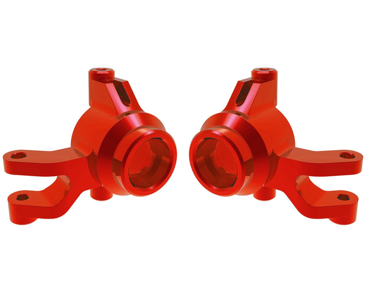Traxxas Mini Maxx® Aluminum Steering Knuckles (Red) (2)