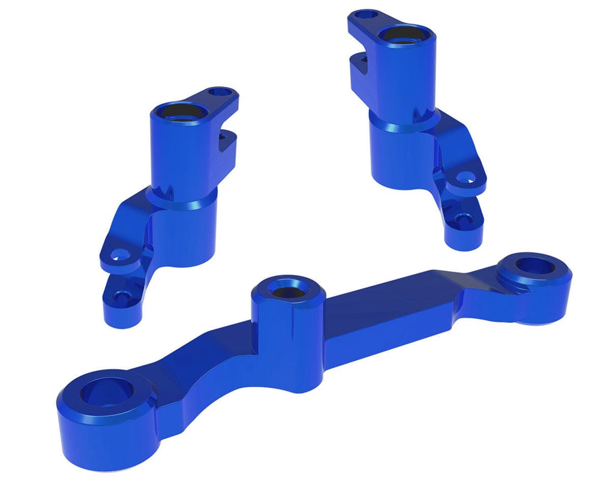 Traxxas Mini Maxx® Aluminum Steering Bellcrank Set (Blue)