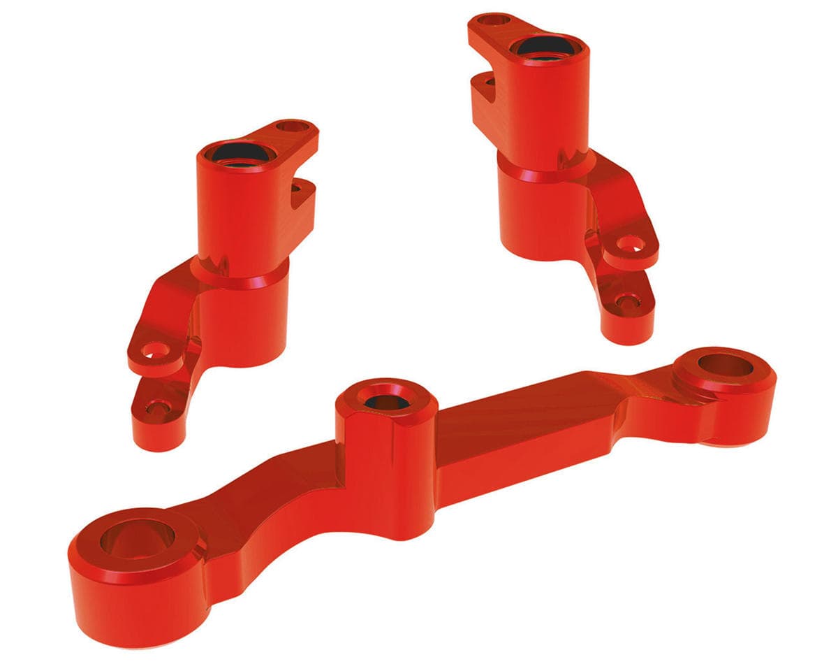 Traxxas Mini Maxx® Aluminum Steering Bellcrank Set (Red)
