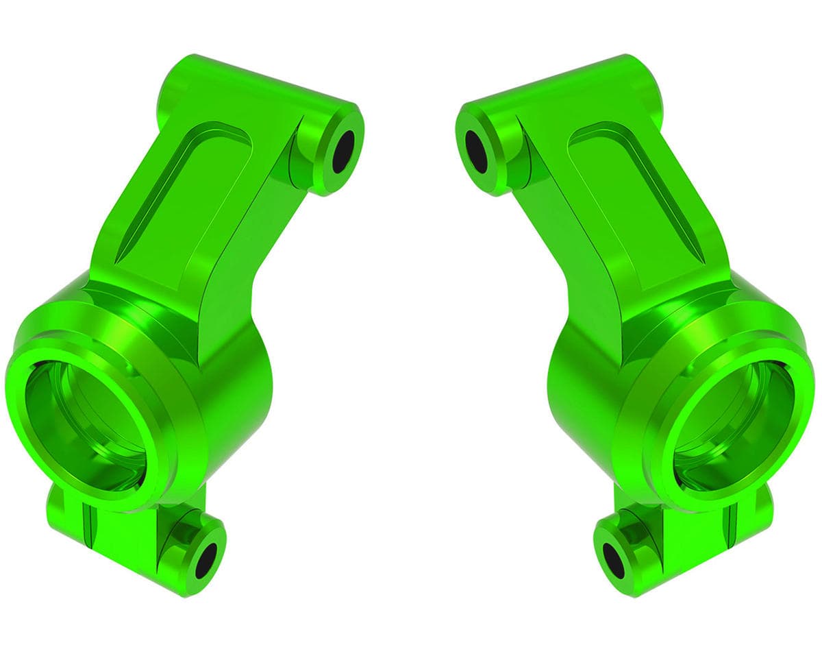 Traxxas Mini Maxx® Aluminum Rear Hub Carriers (Green) (2)