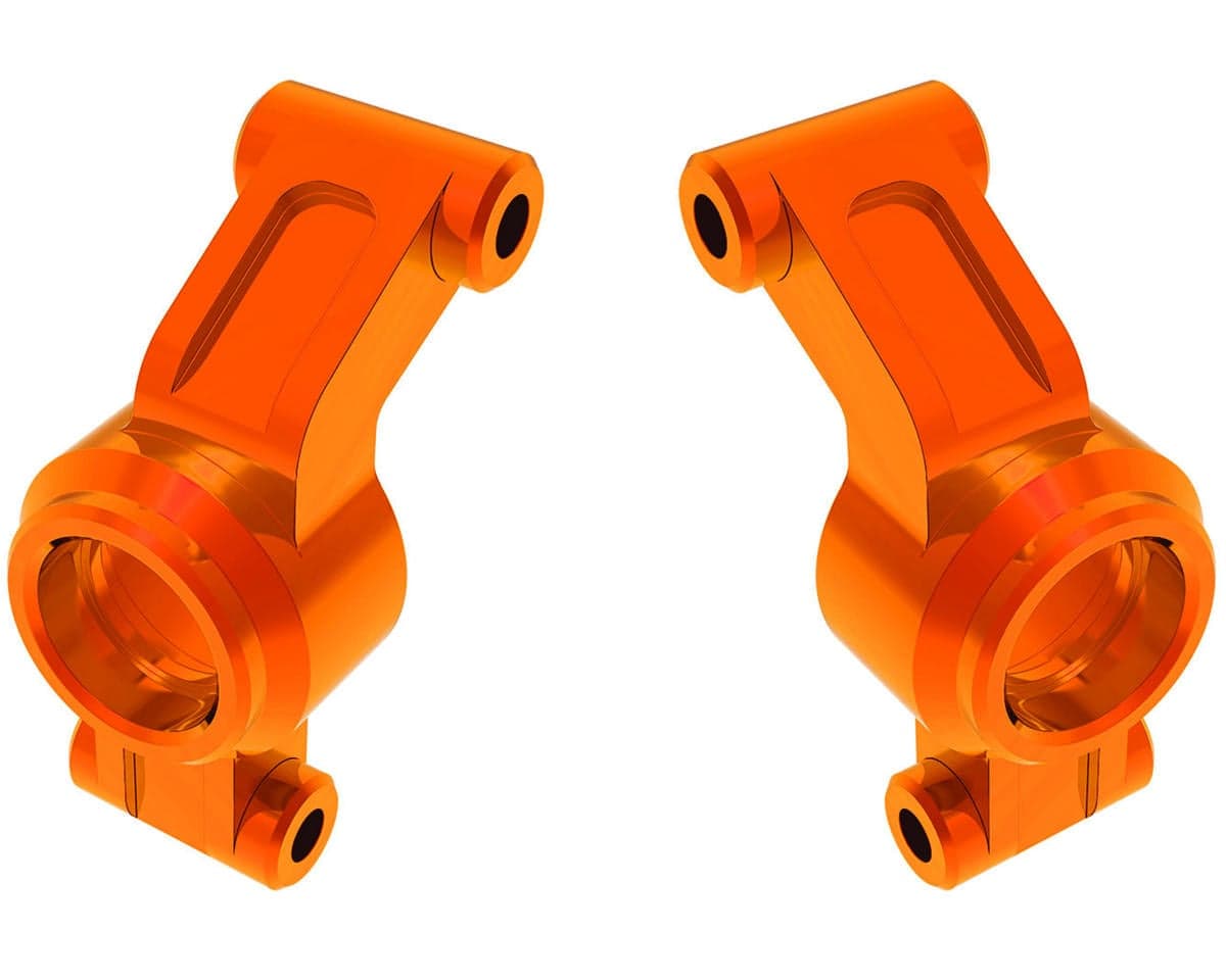 Traxxas Mini Maxx® Aluminum Rear Hub Carriers (Orange) (2)