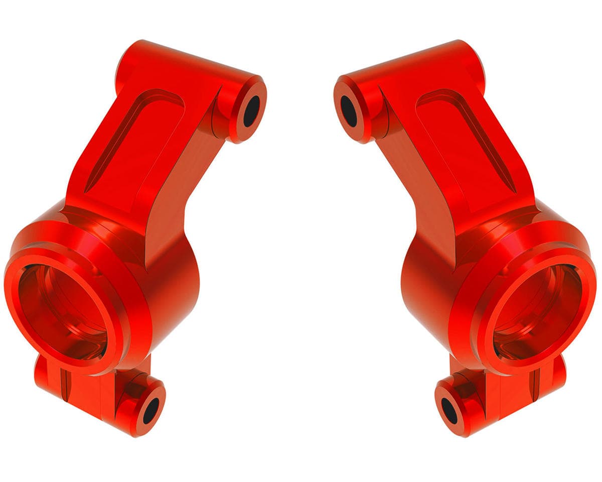 Traxxas Mini Maxx® Aluminum Rear Hub Carriers (Red) (2)