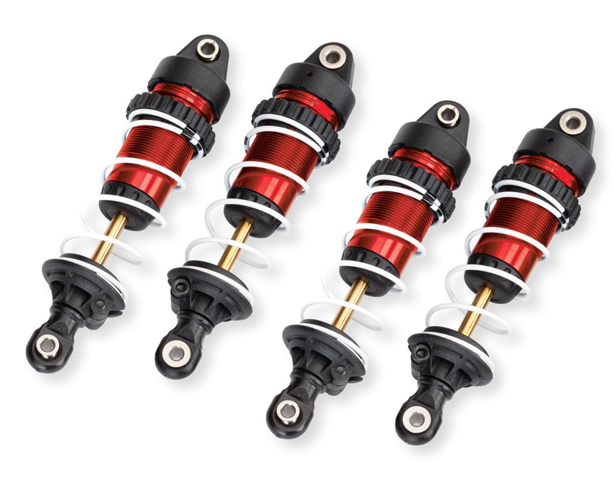 Traxxas Mini Maxx® GTR PTFE Aluminum Long Shocks (Red) (4)