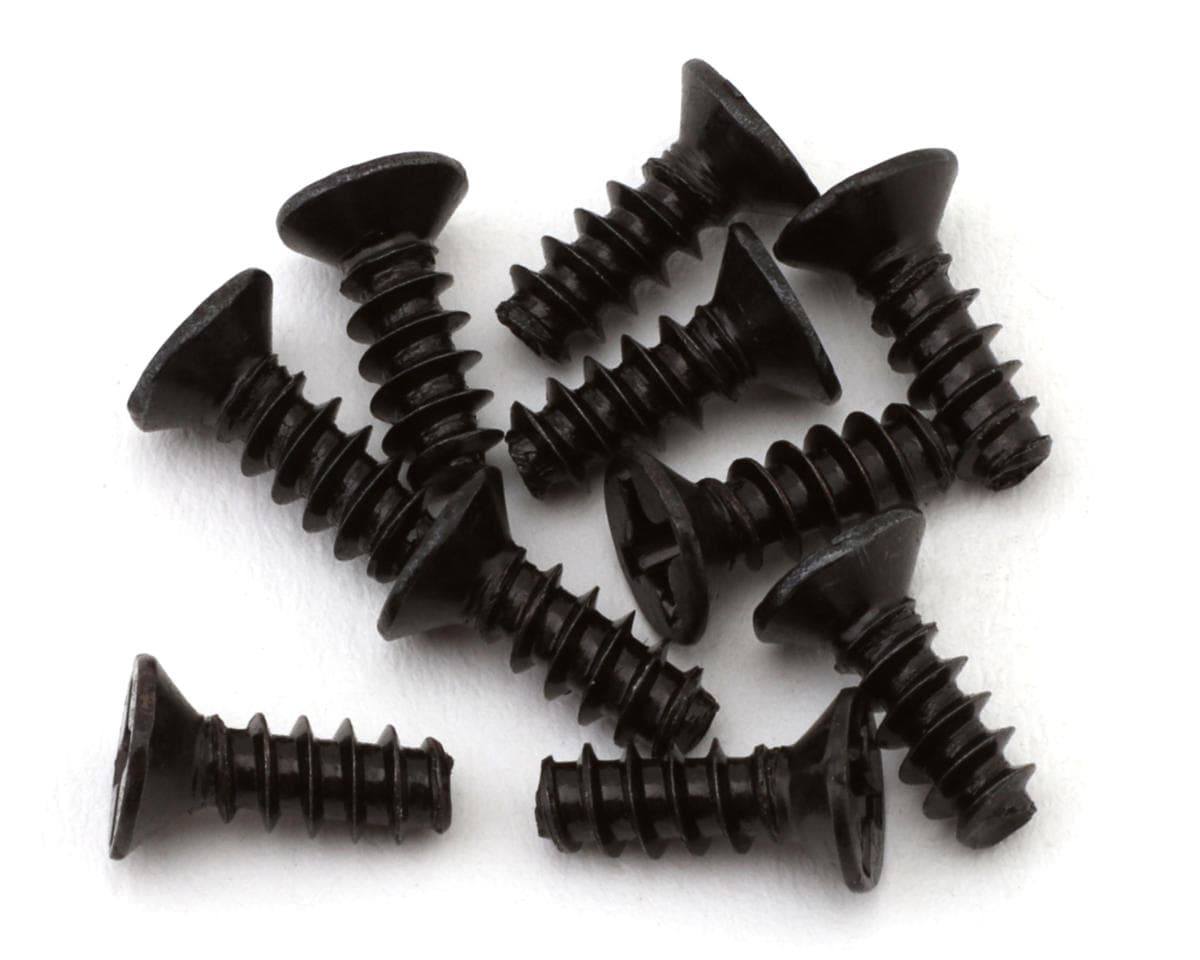 SAB Goblin 3x8mm Self Tapping Flat Head Philips Screws (10)