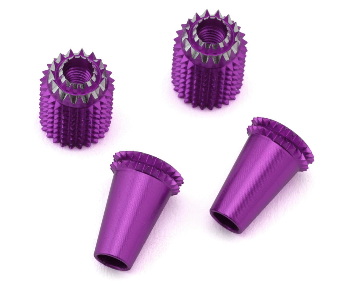 RadioMaster Sticky 360 Gimbal Stick Ends for AG01 Mini Gimbals (3mm Thread) (Purple)