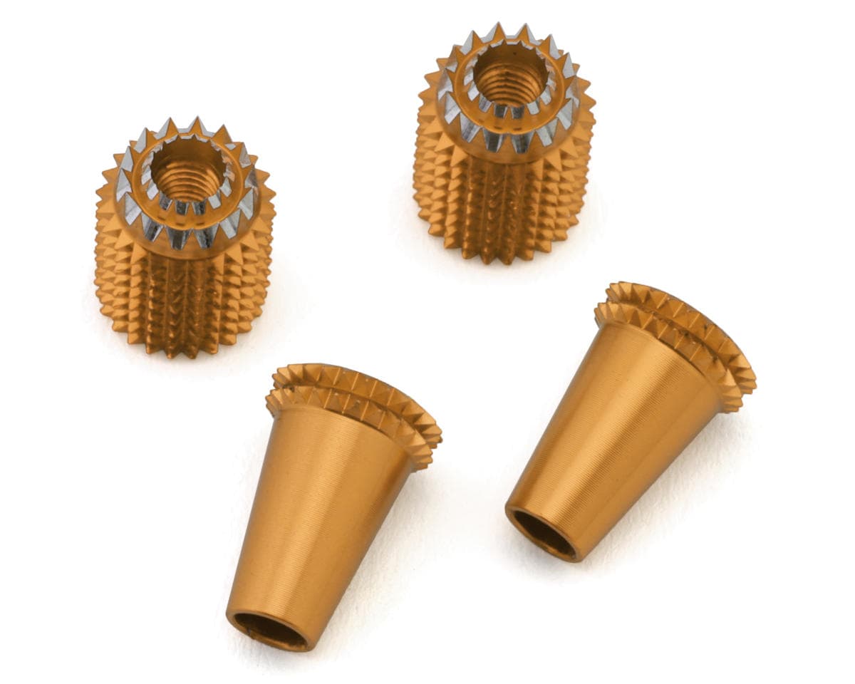 RadioMaster Sticky 360 Gimbal Stick Ends for AG01 Mini Gimbals (3mm Thread) (Gold)