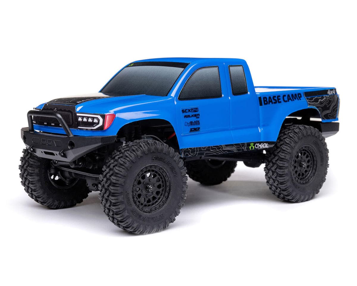 Axial SCX24 Base Camp 1/24 4WD RTR Scale Mini Crawler (Blue) w/2.4GHz Radio, Battery & Charger