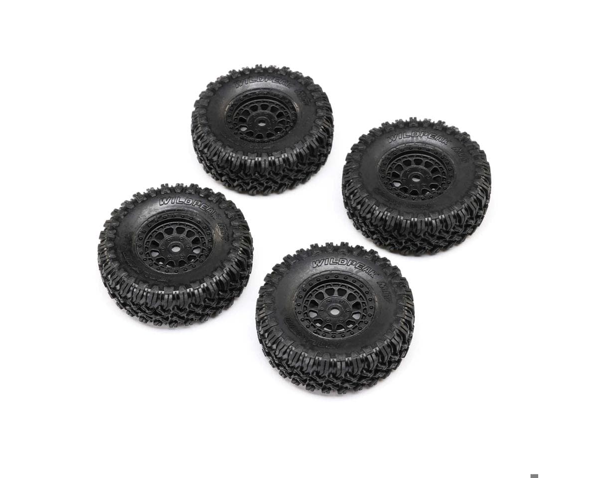 Axial SCX24 1.0 Black Rhino Primm & Falken M/T Tires (4)