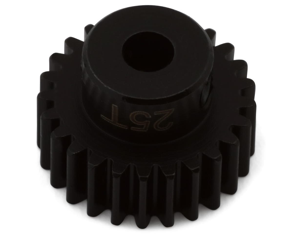 Hot Racing Mod 0.5 Hard Blackened Steel Pinion Gear (3.17mm Bore) (25T)