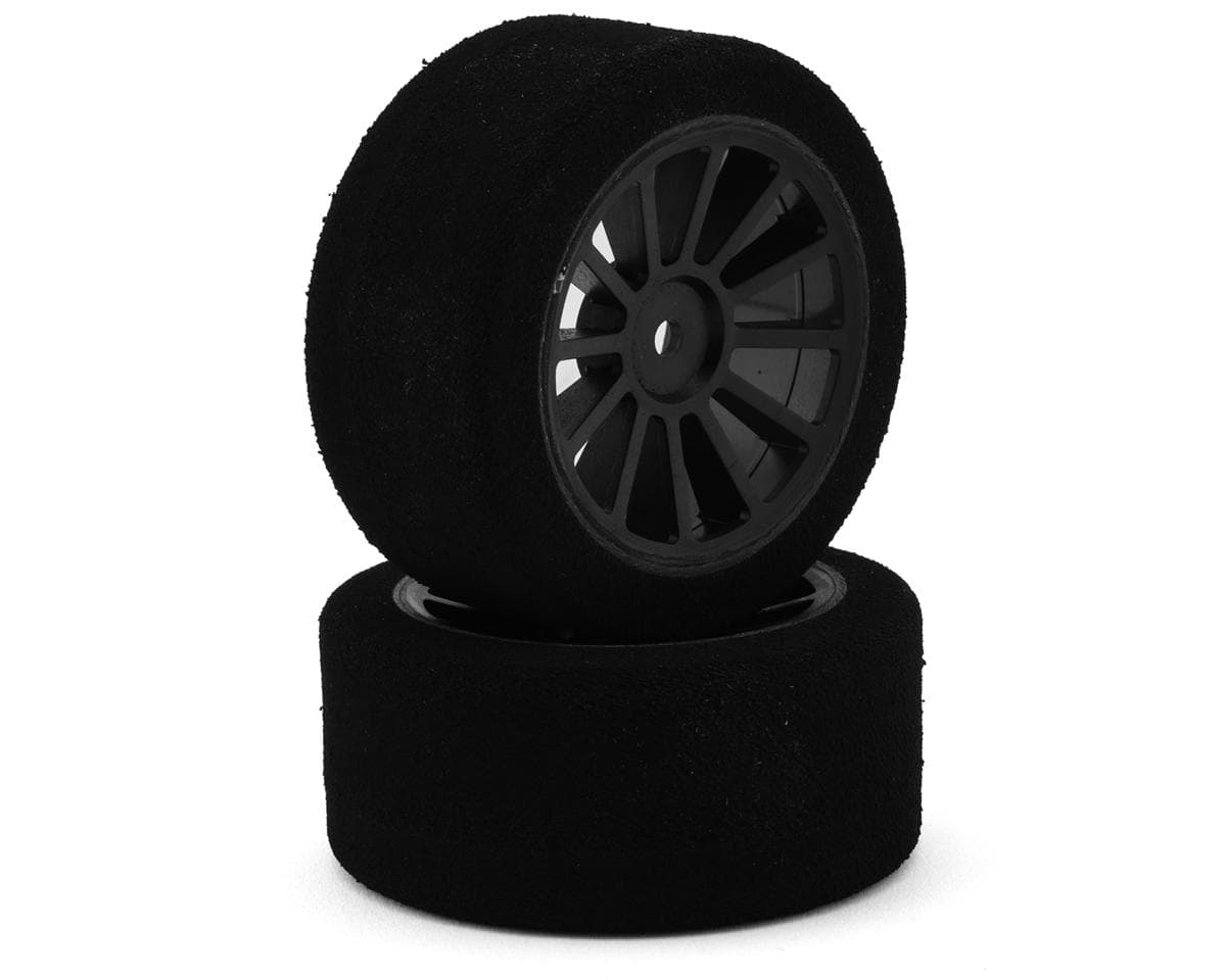 Kyosho Avantie 1/10 On Road Touring Car Front Foam Tires (Black) (2) (35 Shore) w/12mm Hex