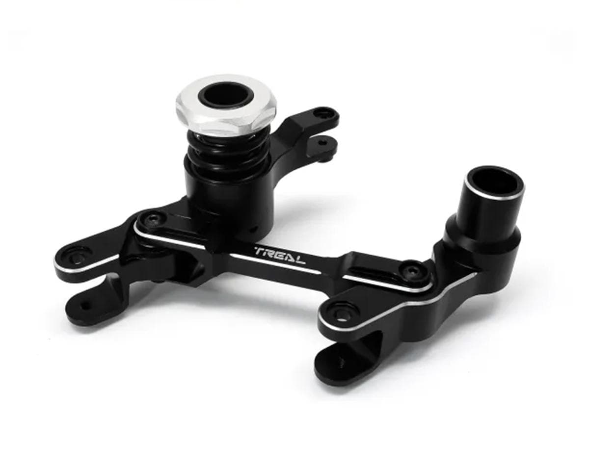 Treal Hobby 7075 Aluminum Servo Saver Bellcrank Assembly for Traxxas® X-Maxx® (Black)